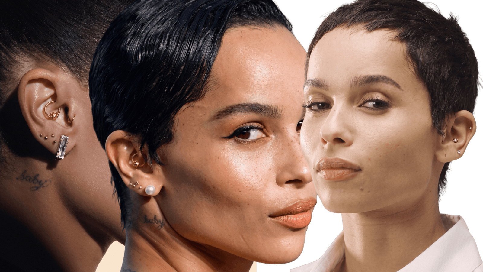 Zoë Kravitz Ear Piercings: The Blueprint for an Effortless Curated Ear